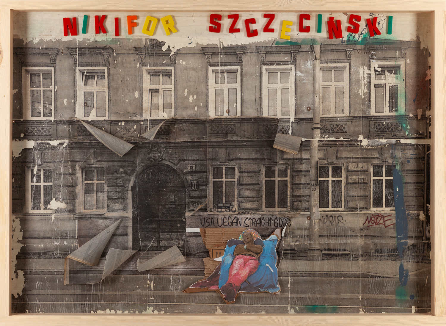 Piotr Pauk / LUMP: Element scenografii wideoklipu do utworu Łony i Webbera "#nikiforszczeciński", 2023